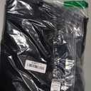 Women High Waisted Cargo Jean for Women with 6 Pockets Straight Wide Leg Jean Casual Baggy Pants (Large, Black)