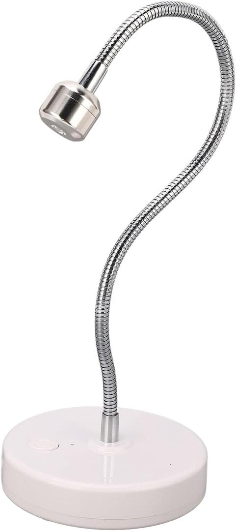 UV LED Nail Lamp, 3W USB Gel Curing Light with 360 Rotatable Gooseneck, 60S Timer for Salon and Home Use (LAJS5d4)