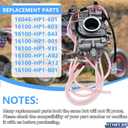 16046-HP1-601 Carburetor Compatible with Honda TRX450R & TRX450ER 2006-2014 Replace 16100-HP1-603 16100-HP1-843 16100-HP1-901 ATV Carb Assembly