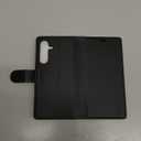 Wallet Case for Samsung Galaxy A16 5G, RFID Blocking Credit Card Holder, PU Leather Folio Flip Kickstand Protective Shockproof Cover for Galaxy A16 (Black)