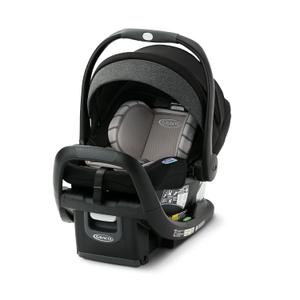 Graco SnugRide SnugFit DLX Infant Car Seat, Baby Car Seat with Anti Rebound Bar for Extra Safety, SnugLock Easy Install Carseat, Baby Registry Must Have, Gift for New Parents, Maison, Mfd 6/18/26