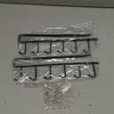 eywlwaar Cabinet Mug Holder Mug Cups Cabinet Mug Hooks Kitchen Storage Hanging Hooks (2 Pack-Black)