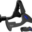 GUITTO Guitar Stand Tripod Adjustable Classic A-Frame Stand Universal for Acoustic and Bass Electric Guitars Folding Floor Travel Stand Small Single Holder (GGS-01)