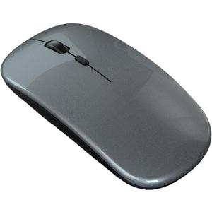 Battery Wireless Mouse, 2.4G Noiseless Mouse with USB Receiver - Slim Portable Computer Mice, 3 DPI Quiet Silent Optical Laptop Mice for PC, Tablet, Laptop Notebook Computer- Grey
