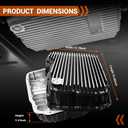 wevgbv 68rfe Transmission deep pan Aluminum For Dodge Ram 2500 2007-2025