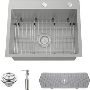 Grey Kitchen Sink (22x18In Grey)