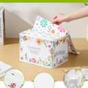 Greeting Card Organizer Box With 13 Removable Dividers, Oxford Cloth Card Organizer With Transparent Lid, Store 140+ Cards for Photos, Stamp, Crafts, Envelopes, Sticker, Scrapbooking
