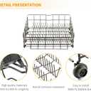 2026 Upgraded DD82-01384A Dishwasher Lower Rack Replacement for Samsung Dishwasher Parts 22.4" x 20.5" DW80M2020US DW80R2031US DW80R2031UG DW80N3030UW Samsung Dishwasher Lower Dishrack Bottom Rack
