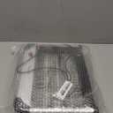 Buzbug LED Bug Zapper Indoor, 3 Lamps Enhance Insect Attraction, 3800V High-Voltage, Up to 50,000 Hrs Lifespan Lamps, Electric Mosquito Zapper, Fly Trap Mosquito Trap, Fly Killer Fly Zapper -MA009 (NEW BLACK)