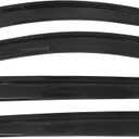 Window Visor Compatible with 2013-2018 Toyota RAV4, Acrylic Dark Smoke 4PCS Sun Rain Shade Guard Wind Vent Air Deflector by IKON MOTORSPORTS, 2014 2015 2016 2017