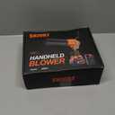 Leaf Blower Cordless with Battery and Charger, 980,000 RPM, Extended Nozzle, Blower for Patio Cleaning,Blowing Leaves and DustBirthday Gifts for Men Dad Husband (Persian Orange)