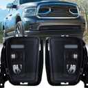LED Fog Light with DRL Compatible with Dodge Ram 1500 Pickup 2013-2018 Truck Fog Light Assembly Driving Fog lamps