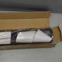 Black Adjustable Fireplace Hood for 28 to 48" Fireplace Hood Heat Shield Equipped with Insulation Cotto