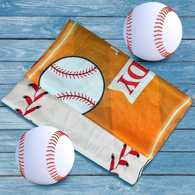 OPSO Softball Baseball Cooling Towel Set, 40 x 12 inches, 12 Pack, Microfiber Sports Towels for Baseball, Soccer, Golf LCE Towel Microfiber Sports Towels for Player