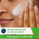 CeraVe Hydrating Cream To Foam Cleanser, Makeup Remover Face Wash For Dry Skin, Foaming Facial Cleanser With Hyaluronic Acid, Normal To Dry Skin, Fragrance Free & Non Comedogenic, 19 Fluid Ounce
