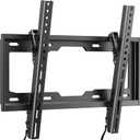 43 50 55 inch Low Profile TV Wall Mount for 24-65 inch LED/LCD & Flat/Curved TVs, Universal Wall Mount Bracket with Safe Lock, Max VESA 400x400mm, up to 99Lbs & 16 '' Stud