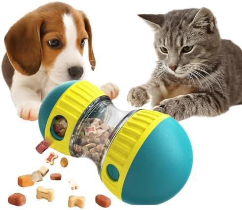 Interactive Pet Treat Dispenser Toy – Adjustable Puzzle Feeder Ball for Dogs & Cats – Slow Feeding, Enrichment and Mental Stimulation