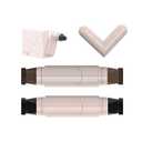 2PCS Gel Eyeliner Pencil Set, Foldable Eyeliner Stamp for Perfect Wings, Innovative Design Eye Liner Stamp for Daily Makeup, Smudge Proof Eyeliners Pen for Beginners (Black & Brown)