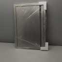 Outdoor Kitchen Single Doors 17" W X 24" H BBQ Access Door Thickened 304 Brushed Stainless Steel Doors for Indoor/Outdoor Kitchen Outdoor Cabinet Barbeque Grill or BBQ Island