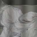 BDDC Cocktail Table Covers - 2 Pack 24"x 43" White Cocktail Table Tablecloth with Natural Wavy Round Skirt for Bar Wedding Party Banquet