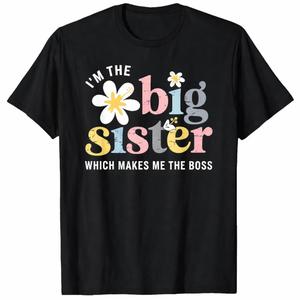 Big Sister Shirt for Girls – Baby Announcements, and Family T-Shirt L