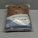 Caramel Brown Linen Curtains 84 Inches Long for Bedroom Back Tab Light Filtering Privacy Semi Sheer Drapes Modern Farmhouse Decor Cotton Textured for Living Room Curtain 2 Panels Set 52x84 Inch