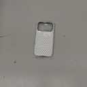 Compatible with iPhone 17 Pro Case, Fashion Cute Polka Dot Pattern Aesthetic Design for Women, Soft TPU and Hard Back Shockproof Phone Case for iPhone 17 Pro 6.3 inch, White