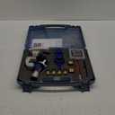 58-Piece Kids Microscope Kit - 100X-1200X Magnification, Metal Body, LED Light, Carrying Box - Science Experiment Toy for Kids Ages 5-12