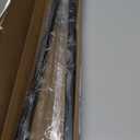 Matte Black Cabinet Pulls - Square Drawer Pulls, 2 Pack 18 Inch Stainless Steel Kitchen Door Cupboard Handles, 458mm Hole Centers