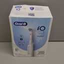 OralB iO Deep Clean Rechargeable Electric Toothbrush, White, iO Series 3 Limited, 2 Brush Heads, Travel Case, Pressure Sensor, 3 Cleaning Settings, 2Minute Timer