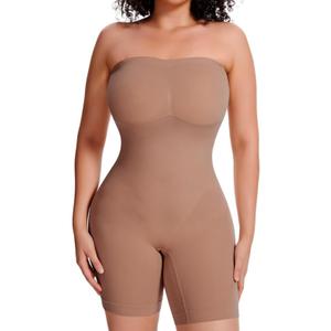 JOYSHAPER Strapless Shapewear Bodysuit with Built in Bra Tummy Control Slimming Body Shaper for Women Butt Lifter, XL JOYSHAPER Strapless Shapewear Bodysuit with Built in Bra Tummy Control Slimming Body Shaper for Women Butt Lifter, XL