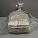 OIAHOMY 4 Pack Storage Baskets for Organizing, Basket for Shelves with Handle, Woven Baskets for Storage Toys, Towels, Books, Cotton Rope Basket 13" L x 9 " W x 7.8 " H, Brown & White