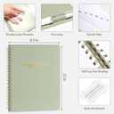 SUNEE 2026 Planner 5.9" x 8.3" – Dated Productivity Planner for Time Management - Daily,Weekly & Monthly Planner to Achieve Goals - Planner 2026 dated from January 2026 – December 2026,Grey Green