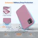 Miracase Designed for iPhone 11 Phone Case, with Screen Protector, Liquid Silicone Gel Rubber Full Body Drop Protection Shockproof Cover Phone Case for iPhone 11 6.1 inch, Blackcurrant