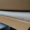 LazBlinds No Tools No Drill Cordless Roman Shades for Windows, Blackout Thermal Insulated UV Blocking Window Blinds, Room Darkening Fabric Blinds for Indoor Windows, 32'' W x 48'' H, Beige