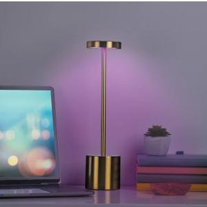 MERKURY Metal LED Touch Lamp Cordless Multicolor Mood Light