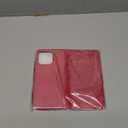 Wallet Case for iPhone 15 Pro Max,[RFID Blocking] 3 Card Holder Stand with Credit Card Slot PU Leather Magnetic Protective Flip Cover for iPhone 15 Pro Max (Red)