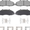 Front Semi-Metal Brake Pads Set for Ford F150 1997-2003 4.2L 4.6L 5.4L, F150 Heritage 2004, Blackwood 2002, Except 7700Lb Gross Vehicle Weight, 4PCS