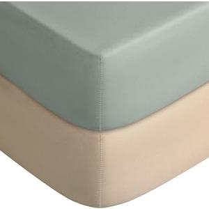 Yoofoss Baby Crib Sheets for Boys Girls, Fitted Crib Sheet 1 Pack for Standard Crib and Toddler Mattress, Super Soft Microfiber Baby Sheet 28x52x8in(Apricot)