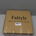 Round Side Table, Small Drink Table for Small Spaces, Modern Accent Nightstand with Solid Wood Leg for Living Room, Bedroom, Corners, and Office (Rustic Brown)