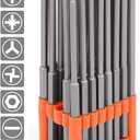 HORUSDY 32-Piece 1/4" Shan Extra Long Security Power Bit Set, 6" Long Tamper Proof Security Bits, S2 Steel