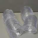 Kingrol 20 Pack 4-Inch Clear Plastic Fillable Ornaments Ball, for Christmas, Wedding, Party, Home Decor