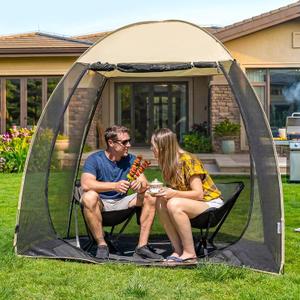 Alvantor® Pop Up Screen House Tent, 7'x4' Instant Camping Screen Room, Screen Gazebo Canopy for Patios/Deck/Backyard, Portable Mesh Tent with Shade Cloths, Easy Set Up, 2-3 Person, 7 x 4 x 6.5 FT