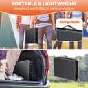 FUNYKICH 2ft Aluminum Folding Camping Table, 3 Height Adjustable Max 29.4", Tabletop size: L23.6"xW15.7"