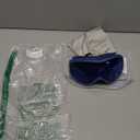 ZIONOR Lagopus B1 Ski Goggles OTG Anti fog Snow Goggles UV Protection Snowboard Goggles for Men Women Adult Youth (One Size, A7-vlt 26% Blue Frame Clear Blue Lens)