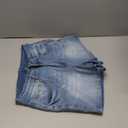 ZOLUCKY Women's Casual Summer Denim Shorts Mid Waisted Stretchy Ripped Jean Shorts with Pockets (Large, E Light Blue)