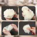 Newwiee Clean Wool Batting Stuffing for Stuffed Animals Roving Wool Felting Filler for Crafts Needle Cushions Pillow Knitted Stuffed Toys Animals Blending and Dryer Balls, Natural White(1.1 lb)