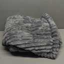 Smiry Couch Cover for Dogs Washable, Non Slip Fuzzy Pet Couch Covers for 3 Cushion Sofa Pet Friendly, Thick Soft Sofa Slipcovers Cushion Protector (Grey, 27.6" x 59")