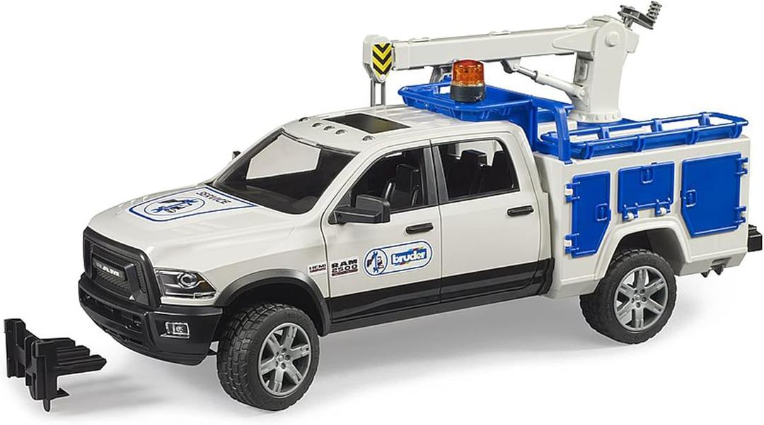 Bruder 02509 RAM 2500 Service Truck with Rotating Beacon