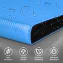 Trading Card Binder 9 Pocket  900 Cards Zipper PU Card Album with Sleeves, Hard Cover Card Holder Organizer for Pokmon, MTG, Sports Cards (Blue, 9 Pocket 900)